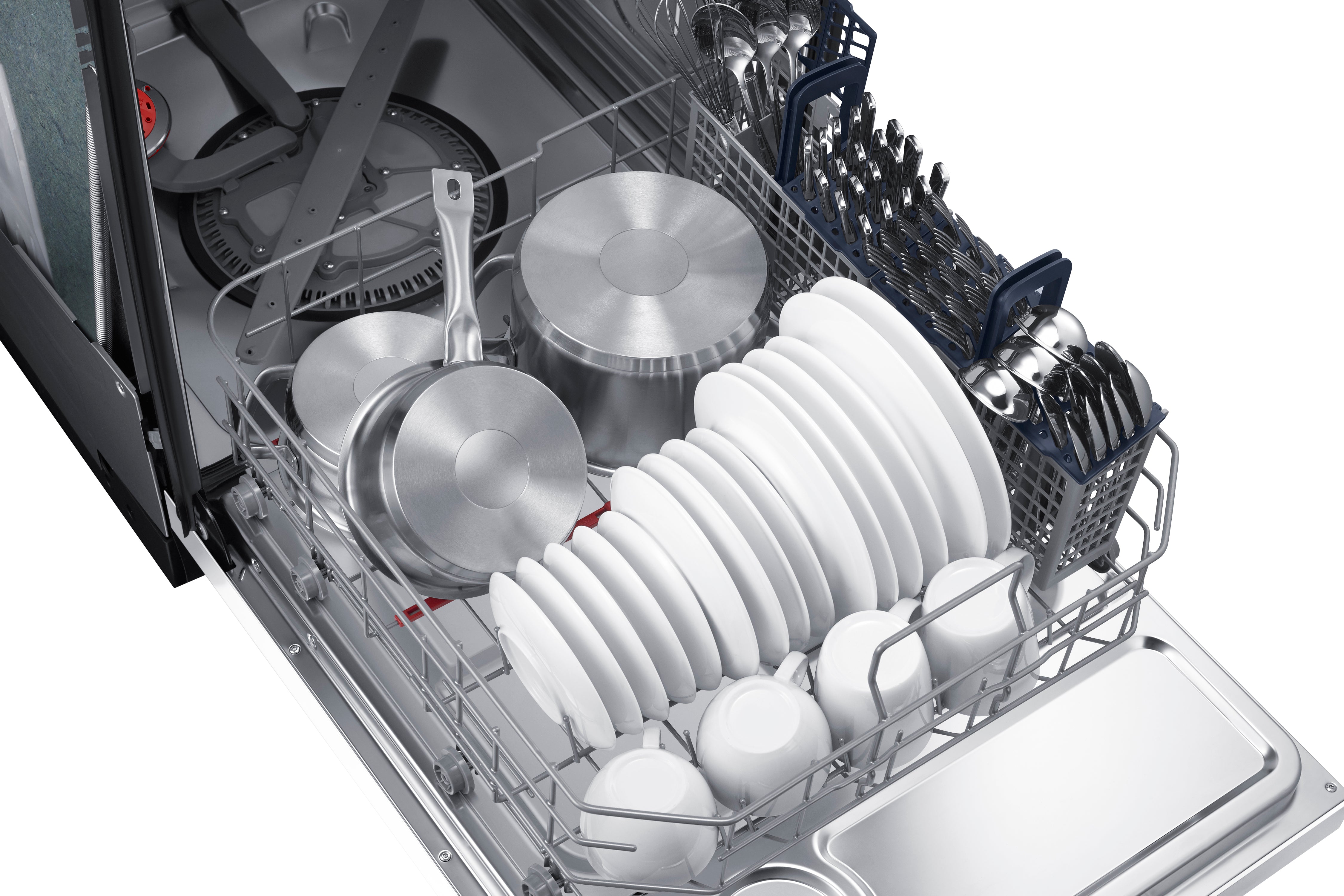 Samsung - 48 dBA Built In Dishwasher in White - DW80K5050UW