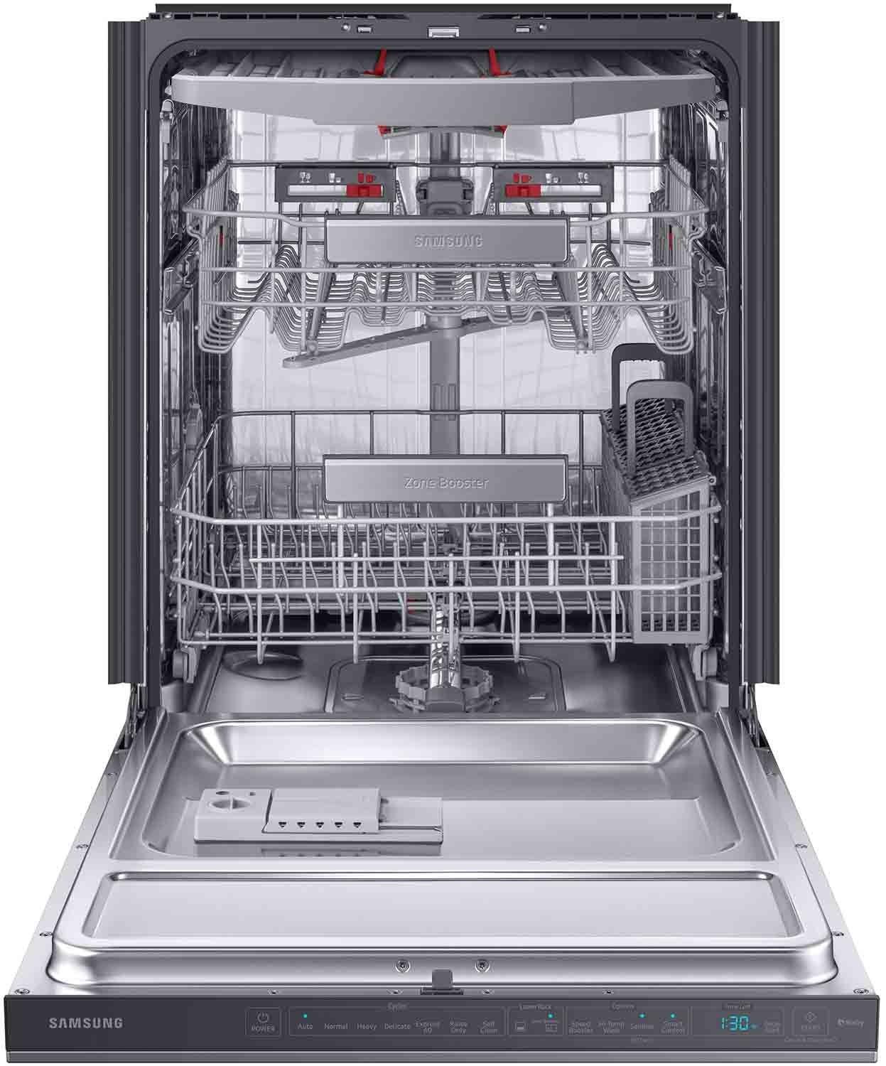 Samsung - 39 dBA Built In Dishwasher in Black Stainless - DW80R9950UG