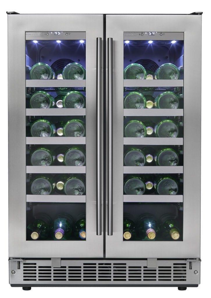Silhouette - 23.8 Inch 4.7 cu. ft Wine Fridge Refrigerator in Stainless - DWC047D1BSSPR
