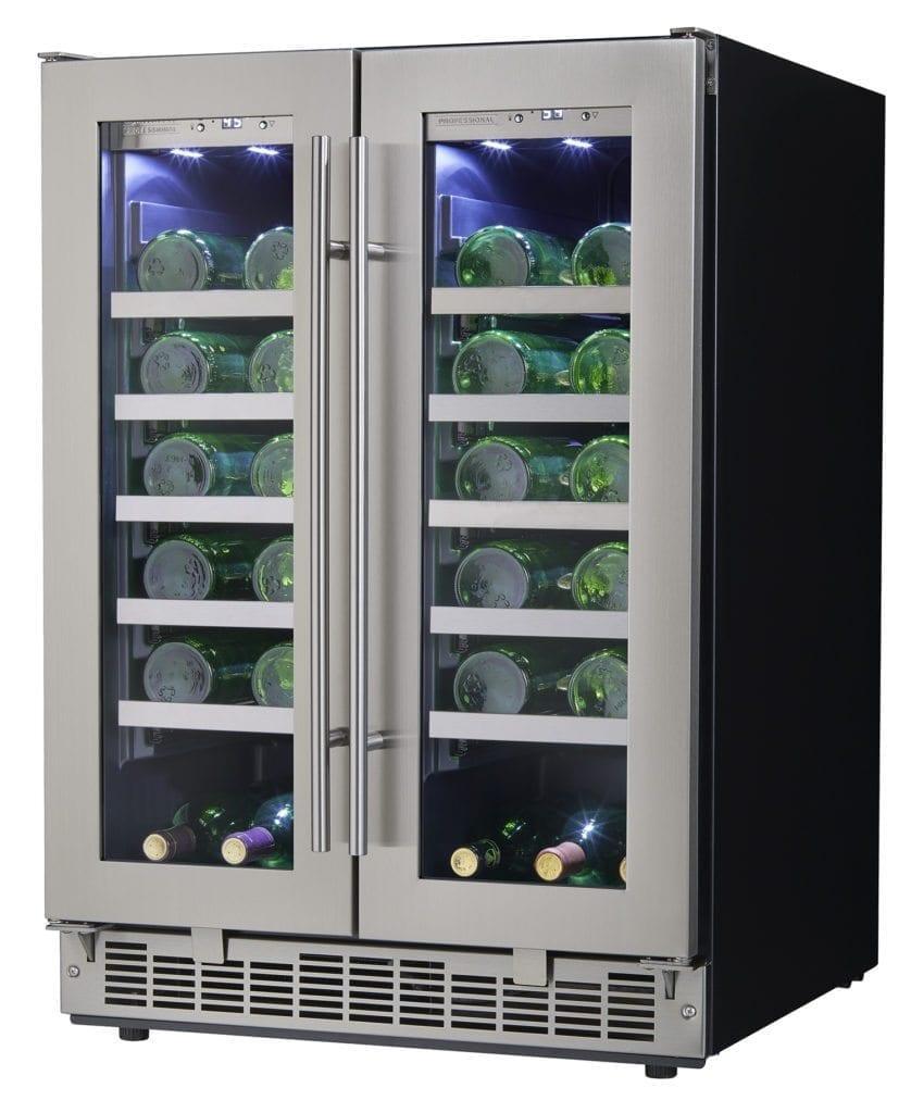 Silhouette - 23.8 Inch 4.7 cu. ft Wine Fridge Refrigerator in Stainless - DWC047D1BSSPR