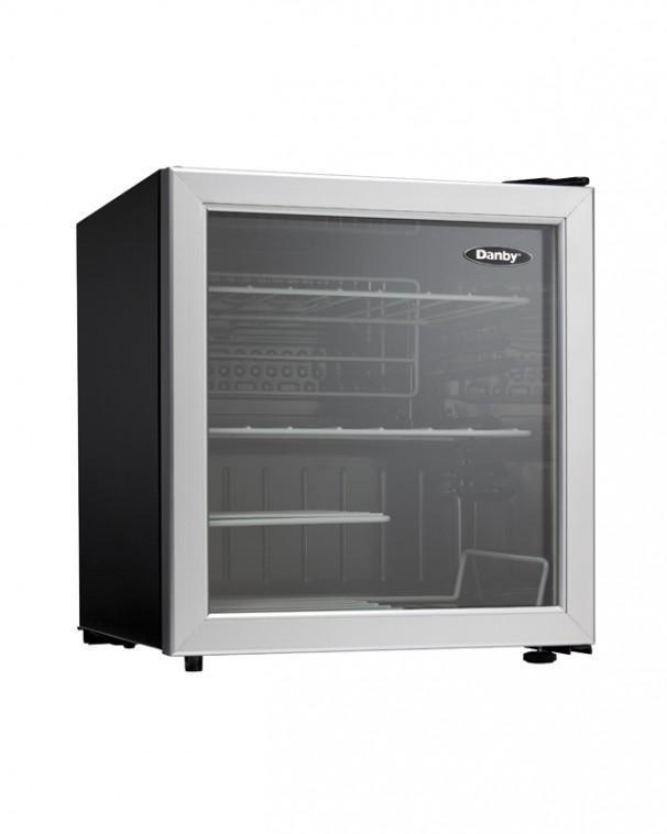 Danby - 17.7 Inch 1.8 cu. ft Wine Fridge Refrigerator in Stainless - DWC172BLPDB