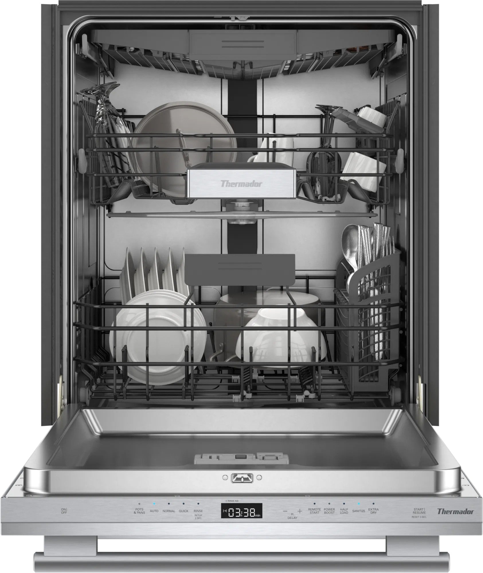 Thermador - 48 dBA Built In Dishwasher in Stainless - DWHD560CFM