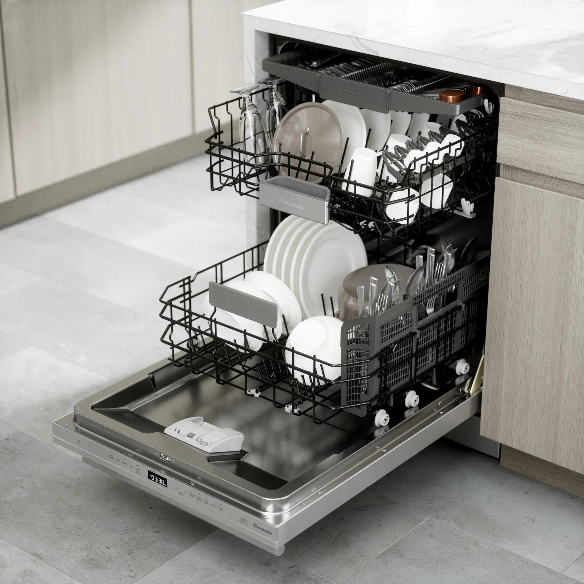 Thermador - 48 dBA Built In Dishwasher in Stainless - DWHD560CFM