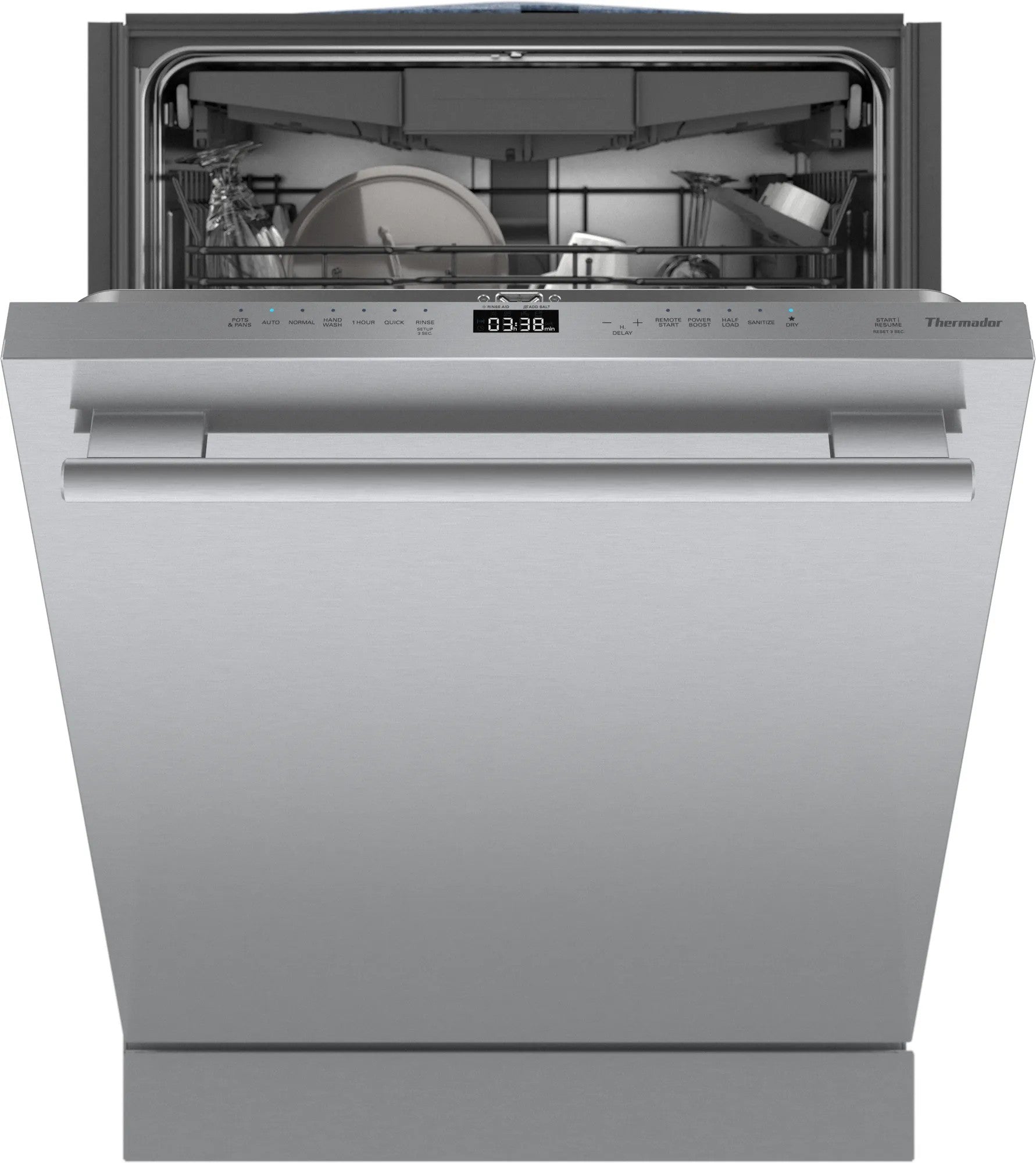 Thermador - 44 dBA Built In Dishwasher in Stainless - DWHD760CFM