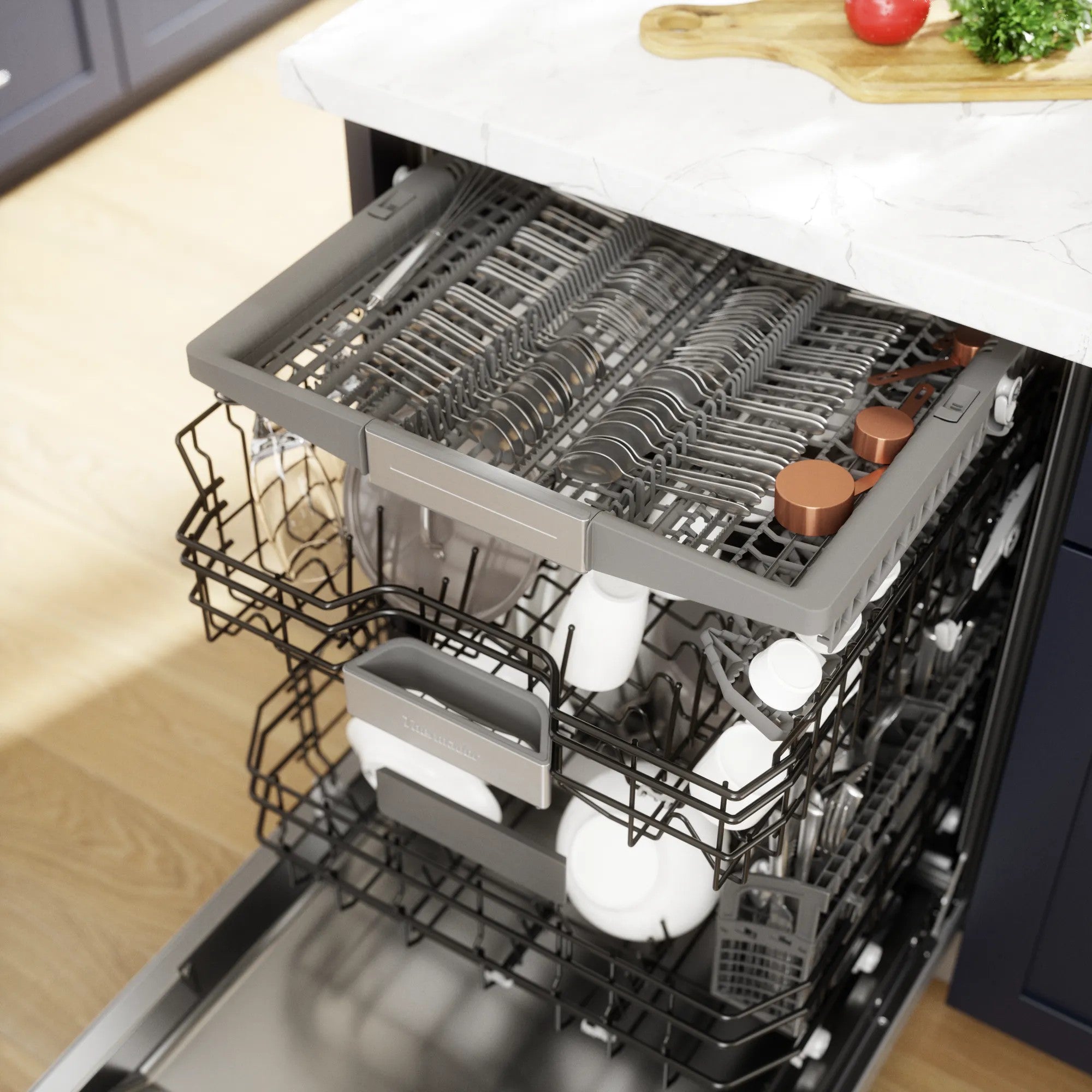 Thermador - 44 dBA Built In Dishwasher in Stainless - DWHD760CFM