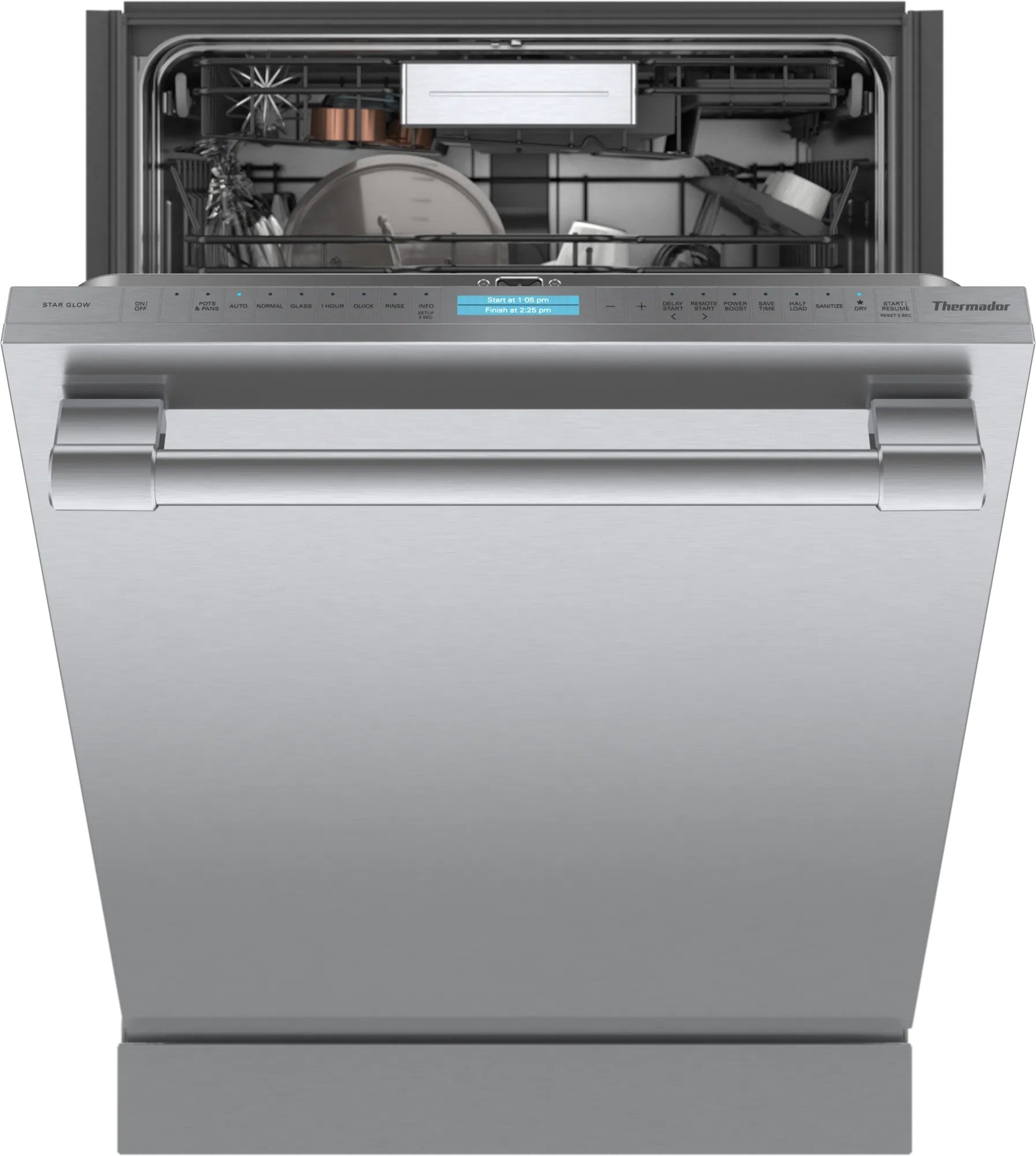 Thermador - 42 dBA Built In Dishwasher in Stainless - DWHD770CFP