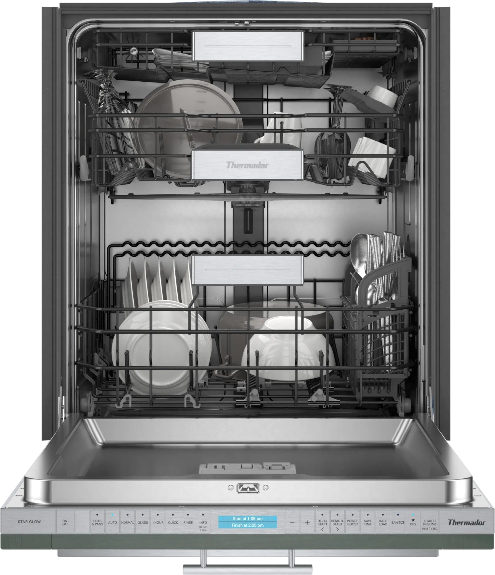 Thermador - 42 dBA Built In Dishwasher in Panel Ready - DWHD770CPR