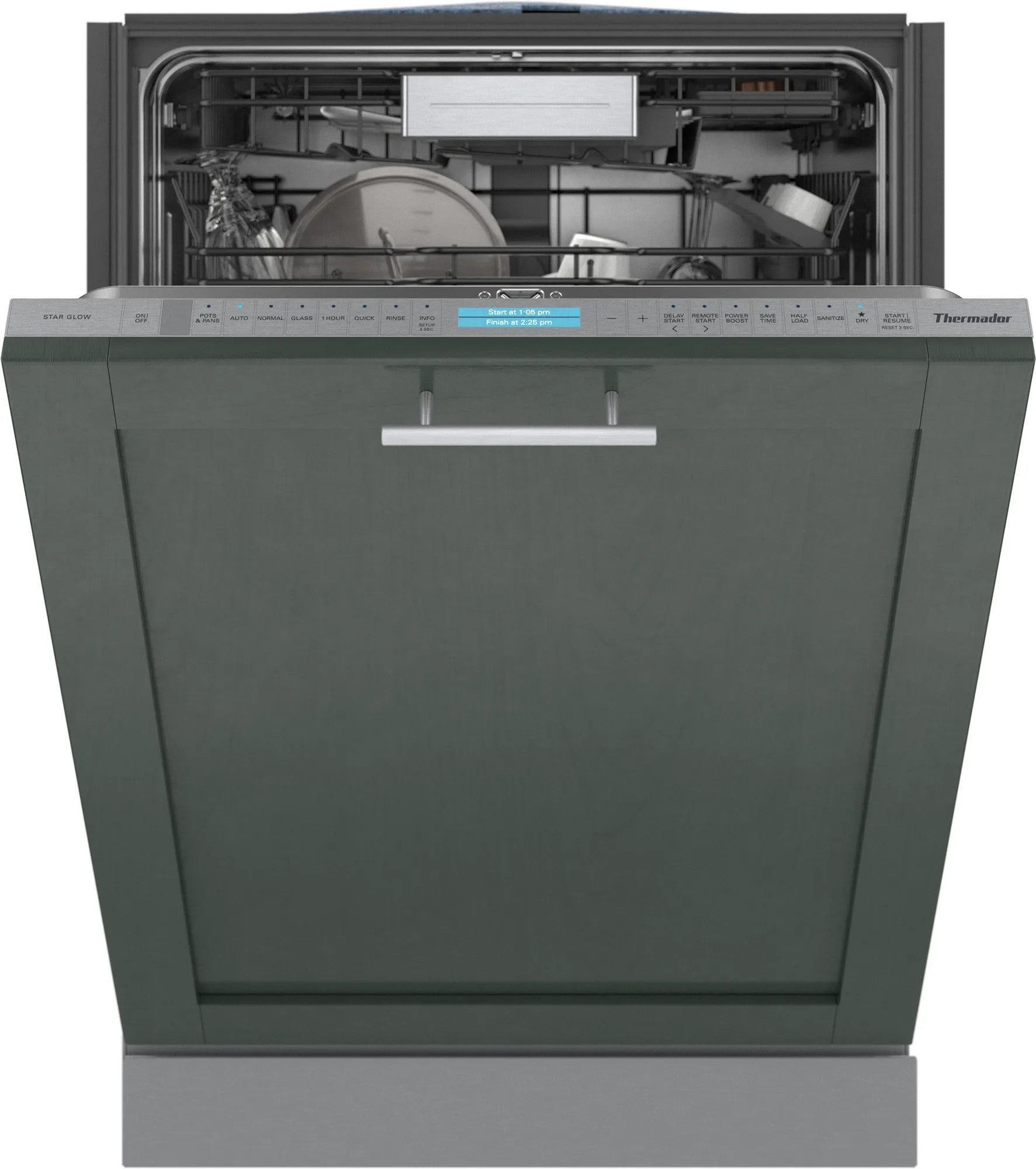 Thermador - 42 dBA Built In Dishwasher in Panel Ready - DWHD770CPR