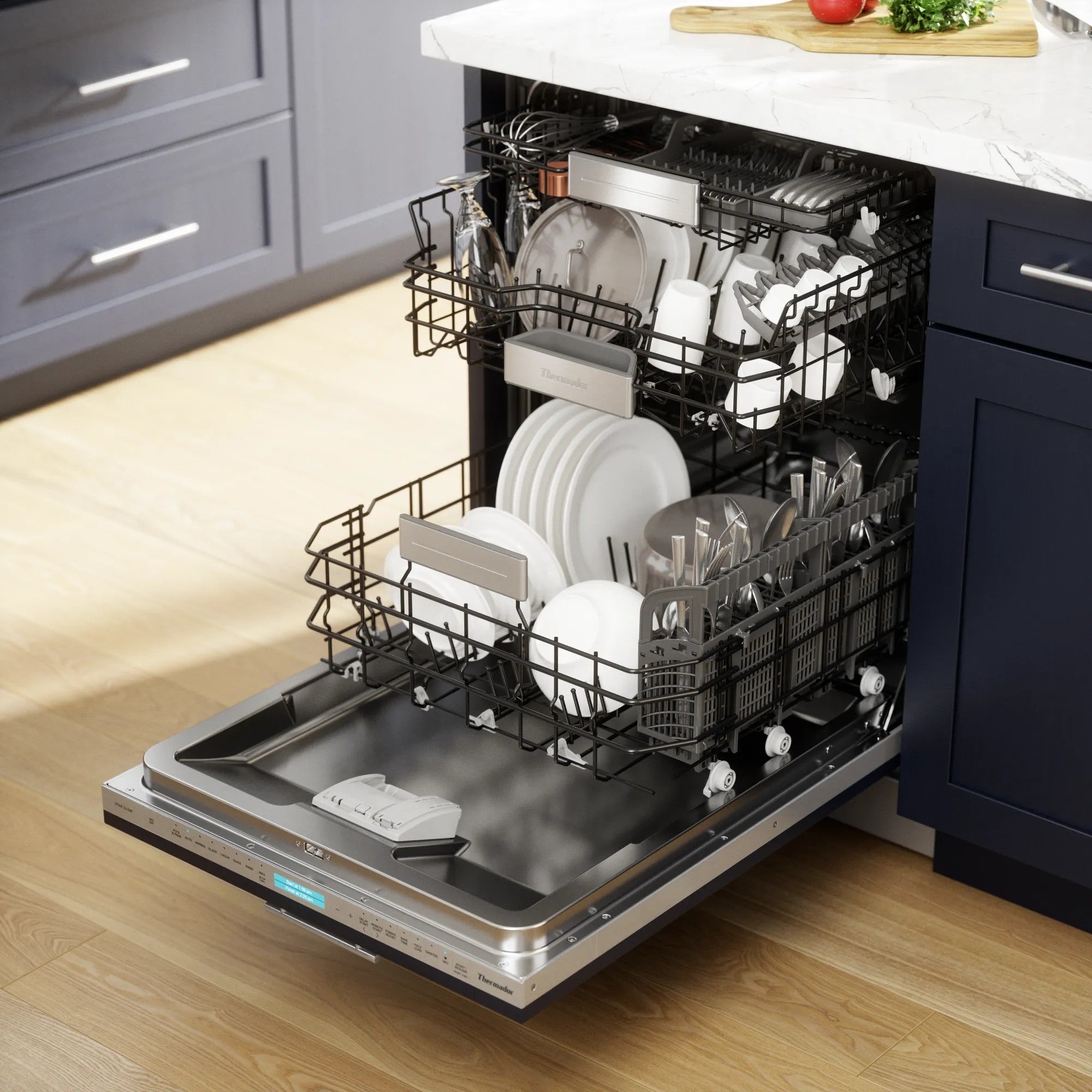 Thermador - 42 dBA Built In Dishwasher in Panel Ready - DWHD770CPR