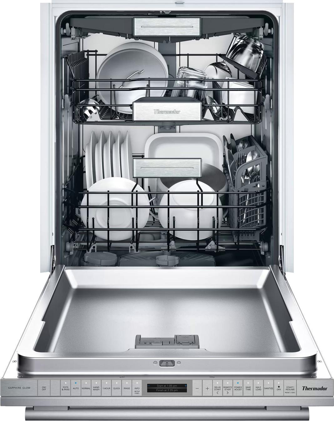 Thermador - 42 dBA Built In Dishwasher in Stainless - DWHD770WFM