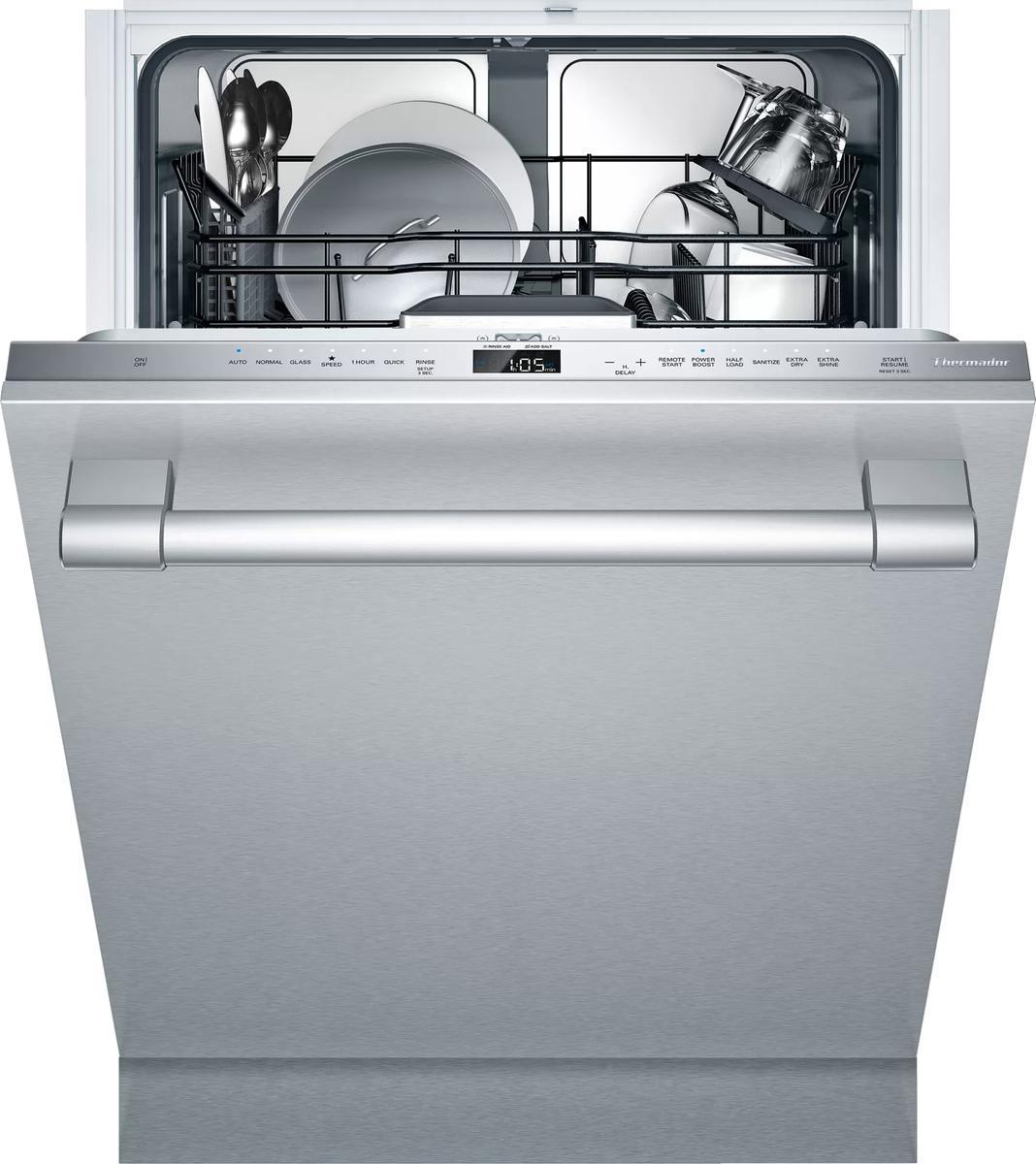 Thermador - 44 dBA Built In Dishwasher in Stainless - DWHD771WFP