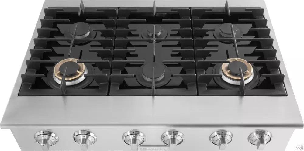 Electrolux Icon - 35.875 inch wide Gas Rangetop in Stainless - E36GC76PRS