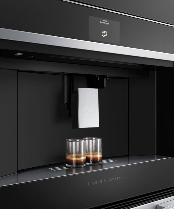 Fisher Paykel - Built-In Coffee Maker in Black - EB24DSXB1