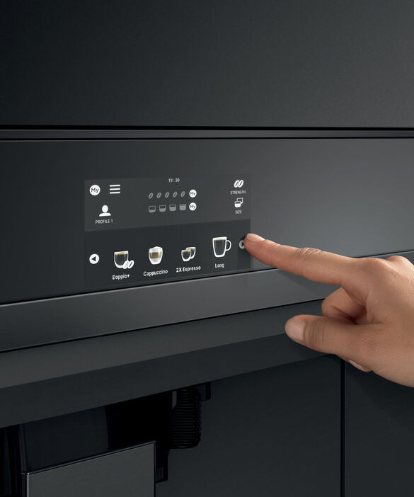 Fisher Paykel - Built-In Coffee Maker in Black - EB24DSXBB1