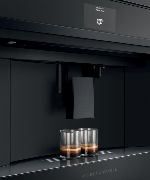 Fisher Paykel - Built-In Coffee Maker in Black - EB24DSXBB1