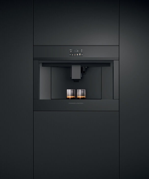 Fisher Paykel - Built-In Coffee Maker in Black - EB24DSXBB1