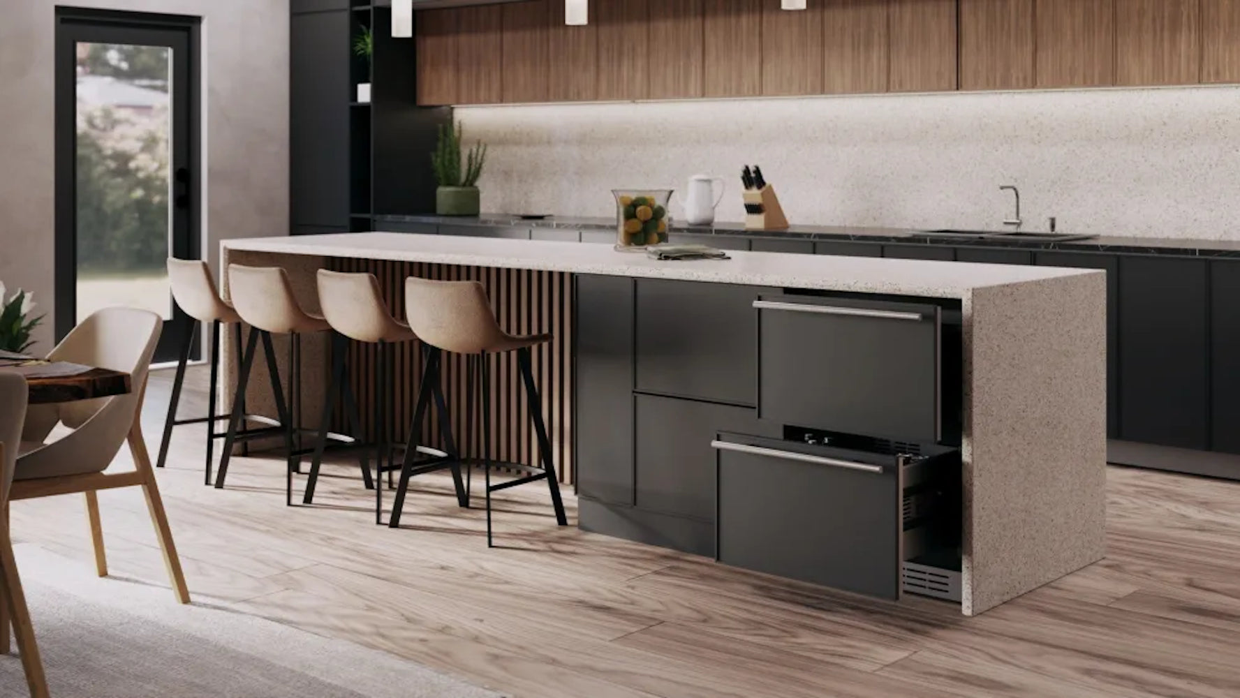 ELICA - 23.4 Inch 4.7 cu. ft Built In / Integrated Undercounter Refrigerator in Stainless - EBD51SS1