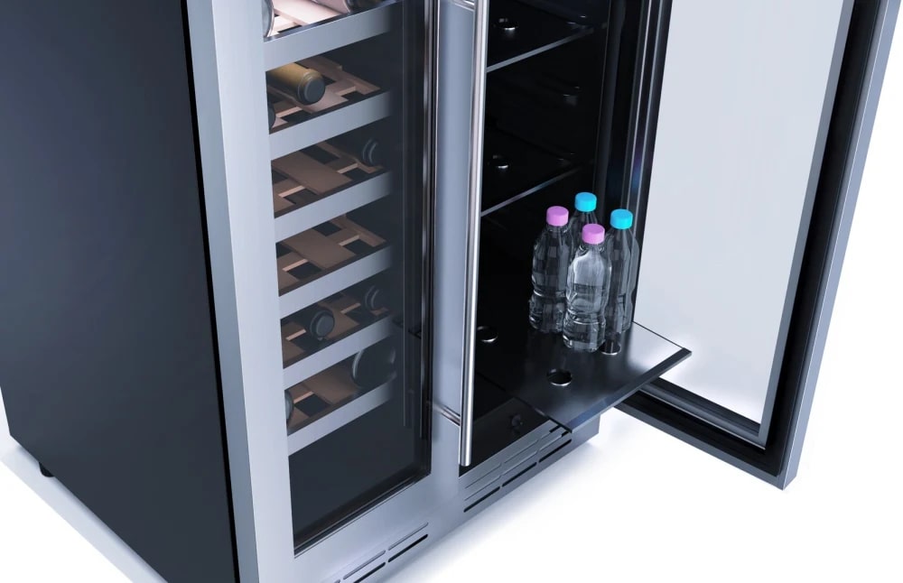 Elica - 23.4 Inch 4.8 cu. ft Beverage Centre Refrigerator in Stainless - EBF52SS1