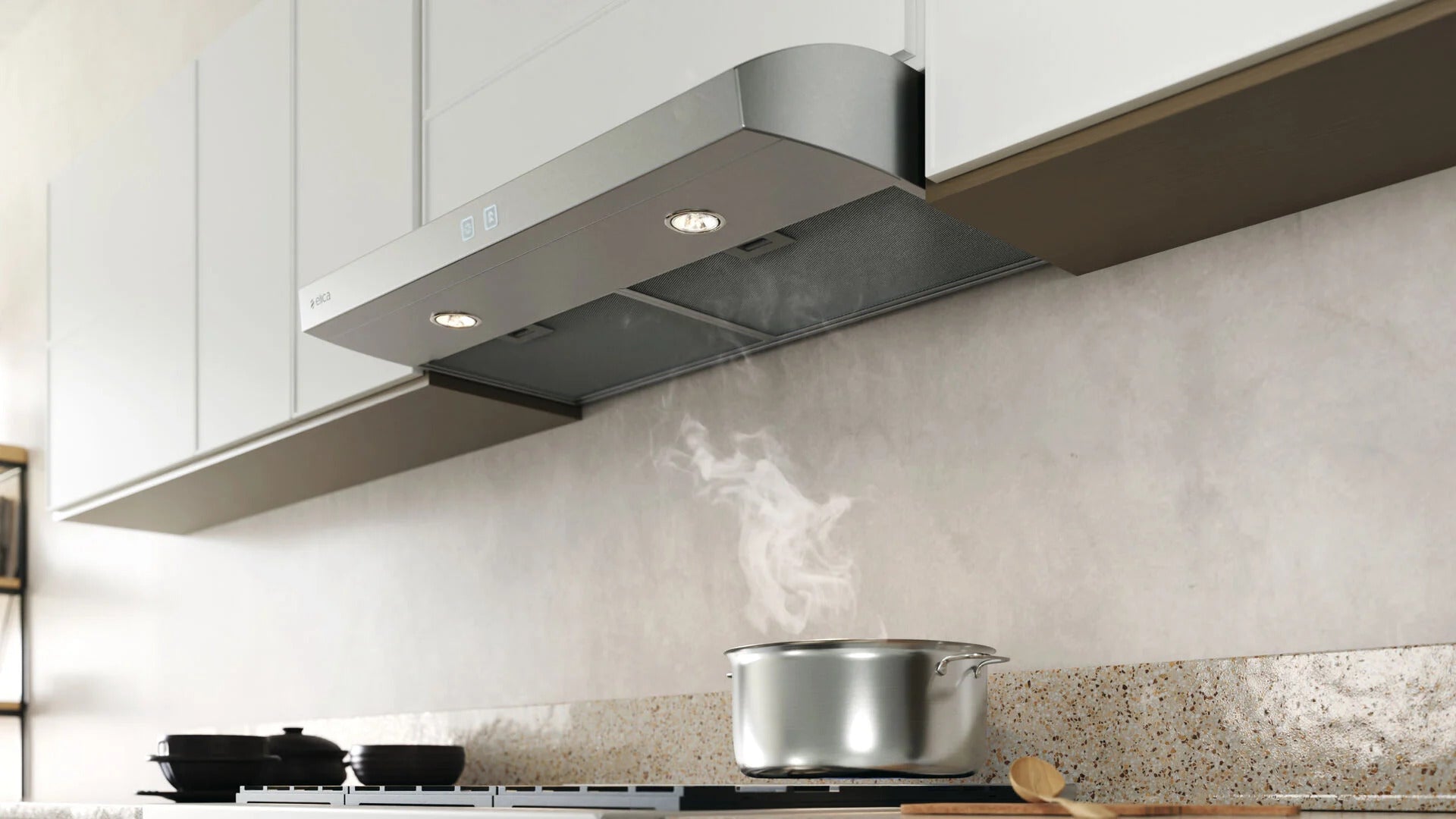 Elica - 36 Inch 400 CFM Under Cabinet Range Vent in Stainless - EBL436S1