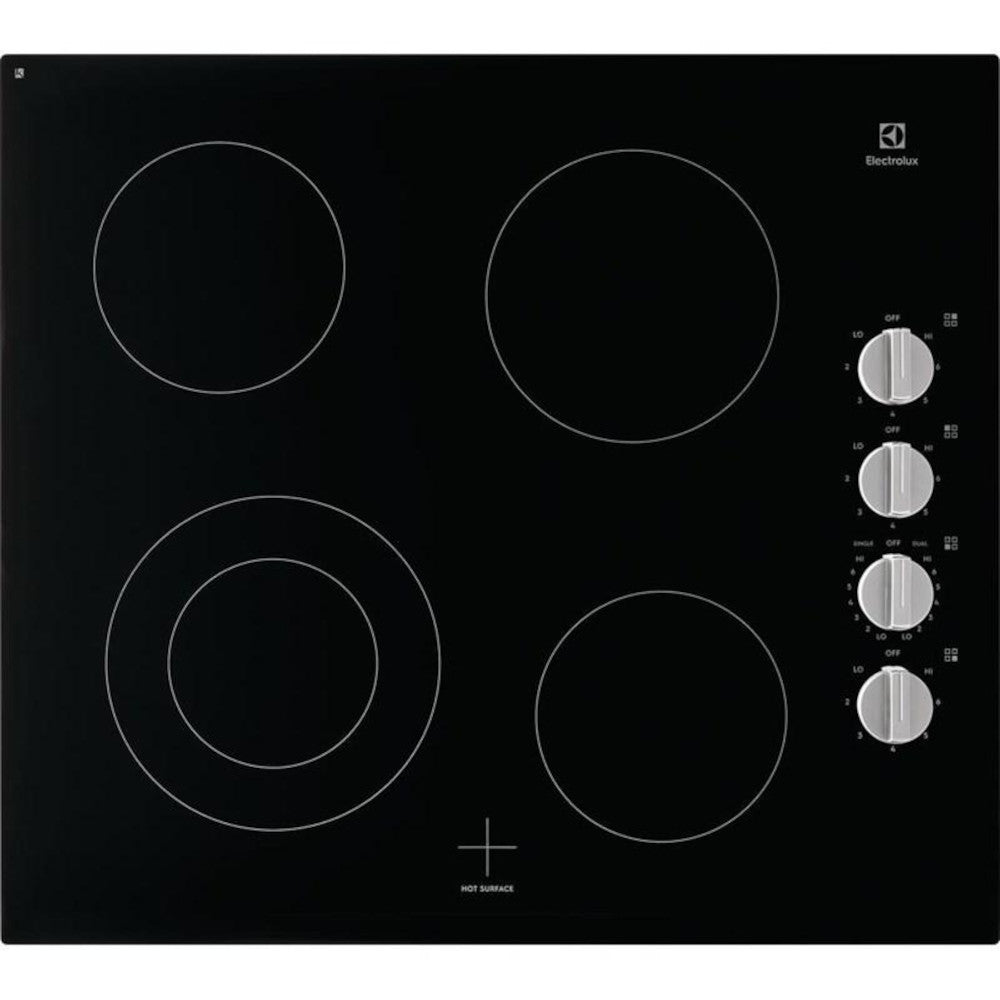 Electrolux - 24 Inch Electric Cooktop in Black - ECCE242CAS