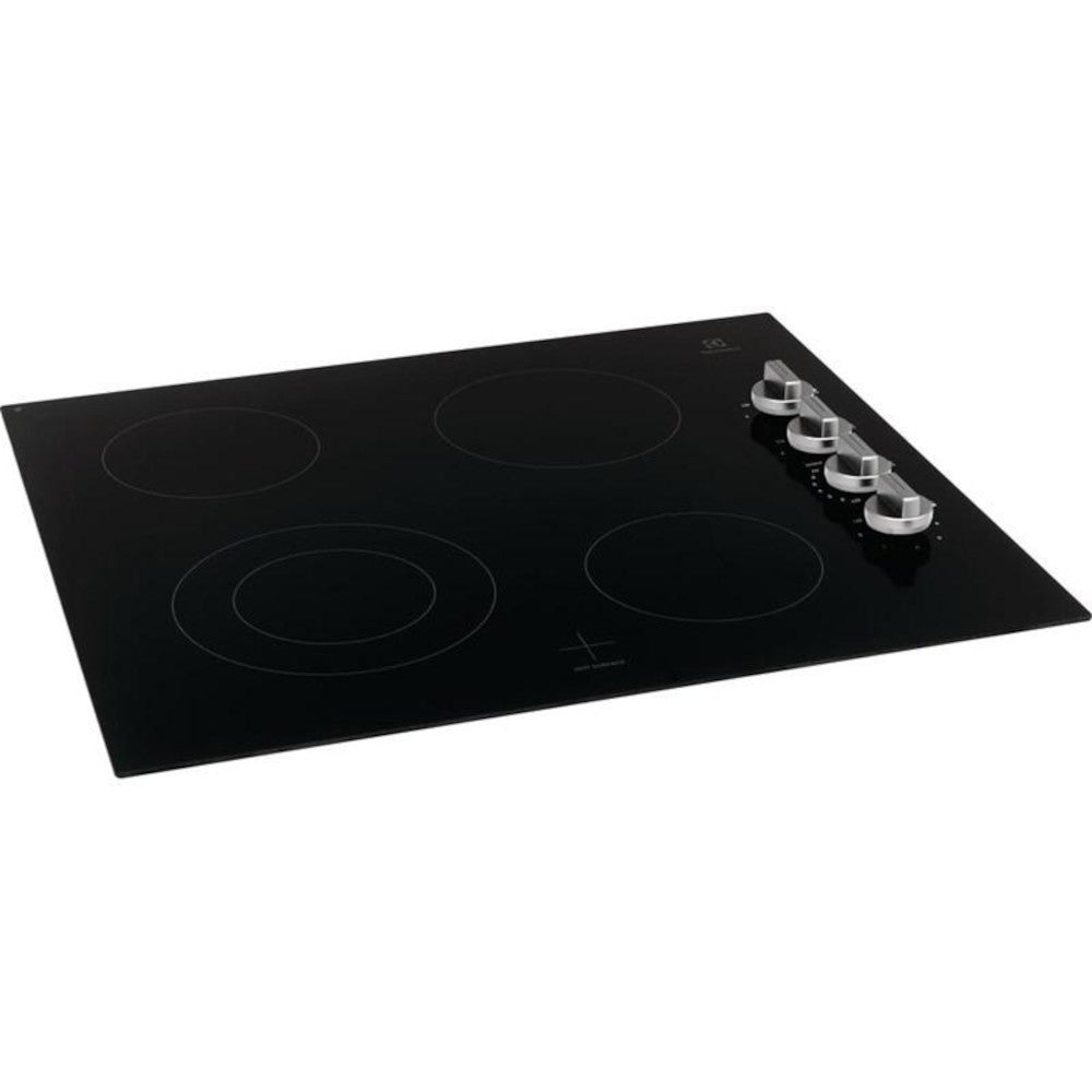 Electrolux - 24 Inch Electric Cooktop in Black - ECCE242CAS
