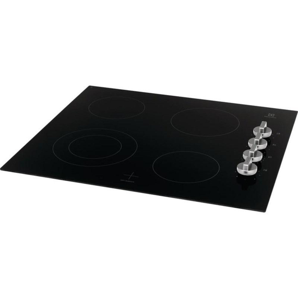 Electrolux - 24 Inch Electric Cooktop in Black - ECCE242CAS
