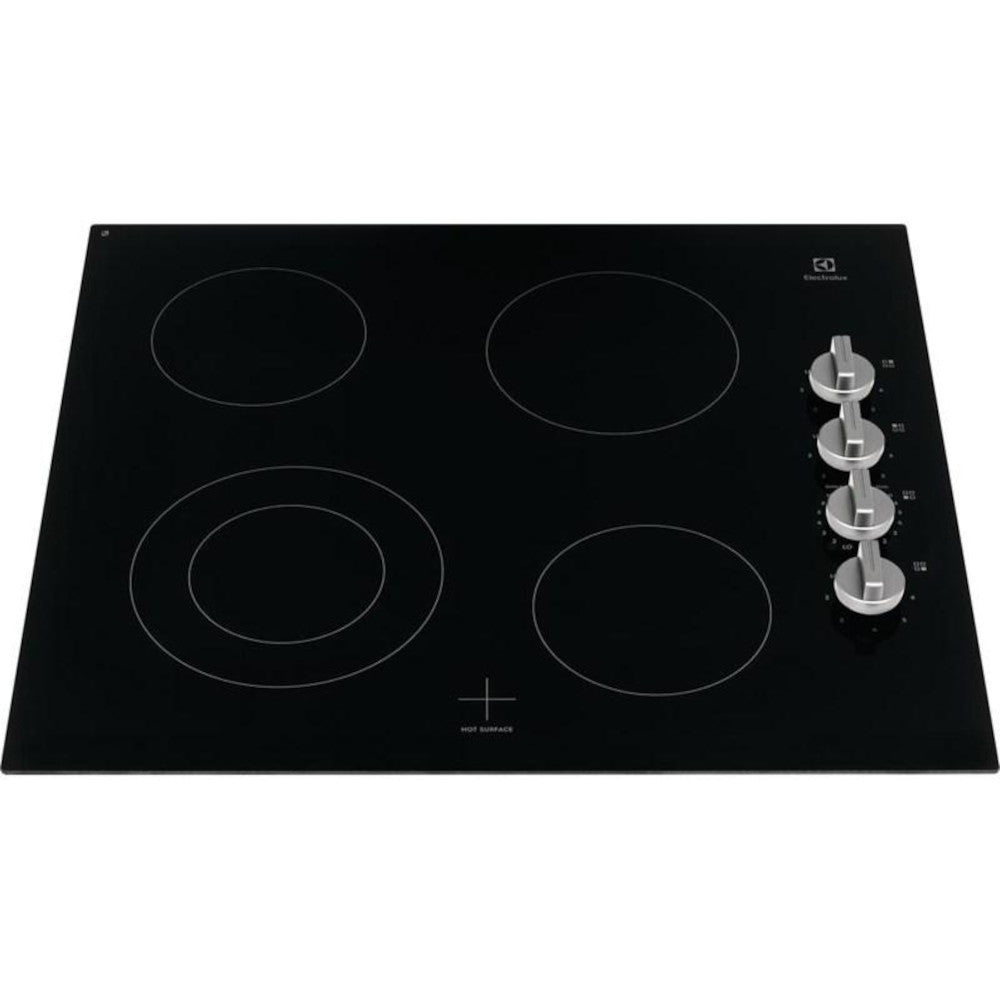 Electrolux - 24 Inch Electric Cooktop in Black - ECCE242CAS