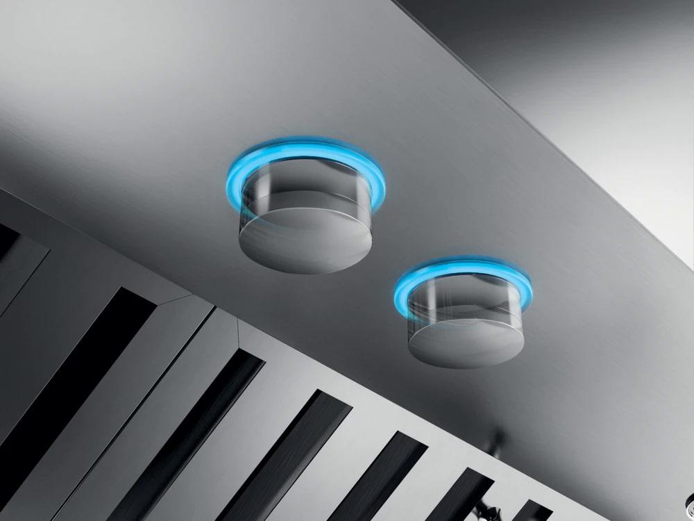 Elica - 36 Inch 1200 CFM Wall Mount and Chimney Range Vent in Stainless - ECL136S3