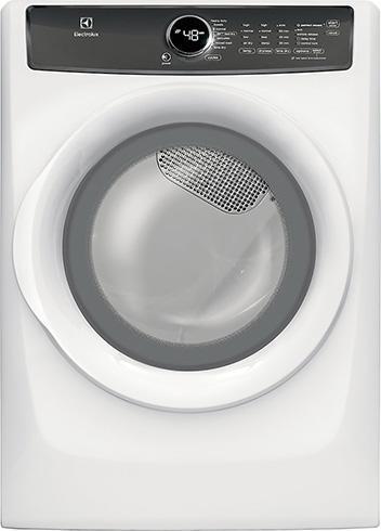 Electrolux - 8 cu. Ft Electric Dryer in White - EFMC427UIW