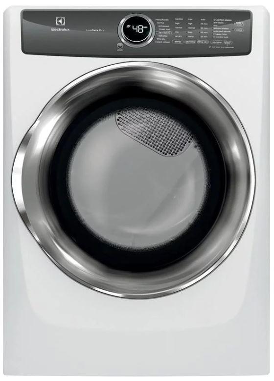 Electrolux - 8 cu. Ft Electric Dryer in White - EFMC527UIW