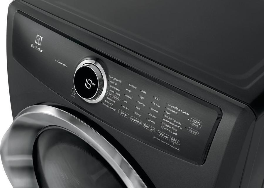 Electrolux - 8 cu. Ft Electric Dryer in Silver - EFMC527UTT