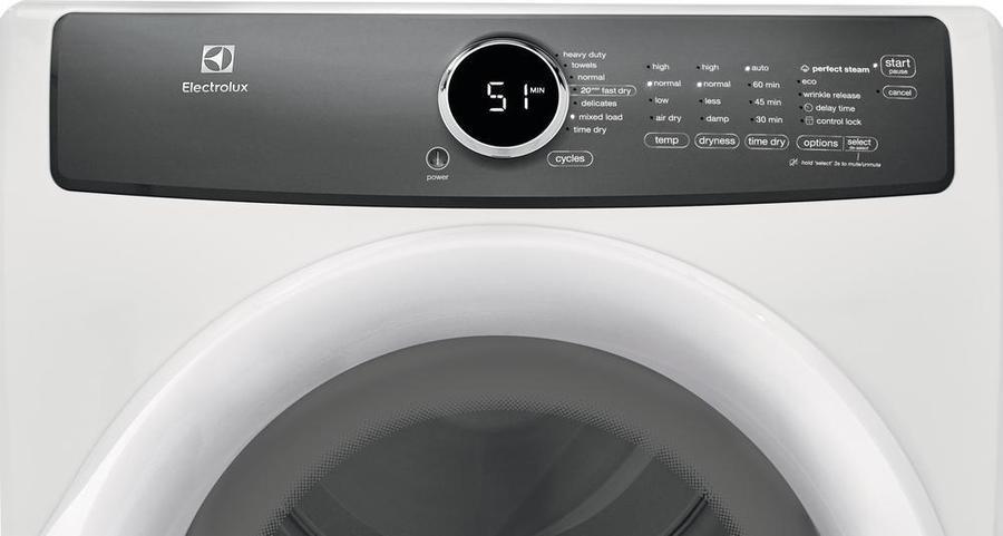 Electrolux - 8 cu. Ft Gas Dryer in White - EFMG427UIW