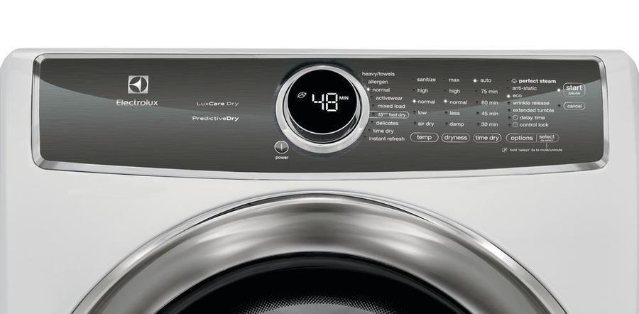 Electrolux - 8 cu. Ft Gas Dryer in White - EFMG627UIW