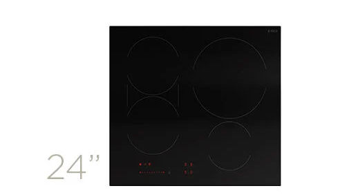 Elica - 24.8 Inch Induction Cooktop in Black - EIV424BL
