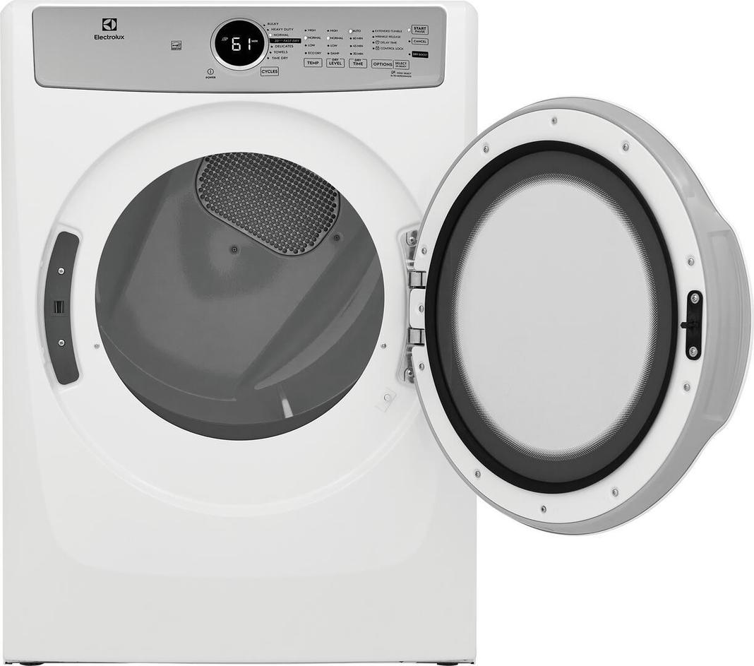 Electrolux - 8 cu. Ft Electric Dryer in White - ELFE733CAW