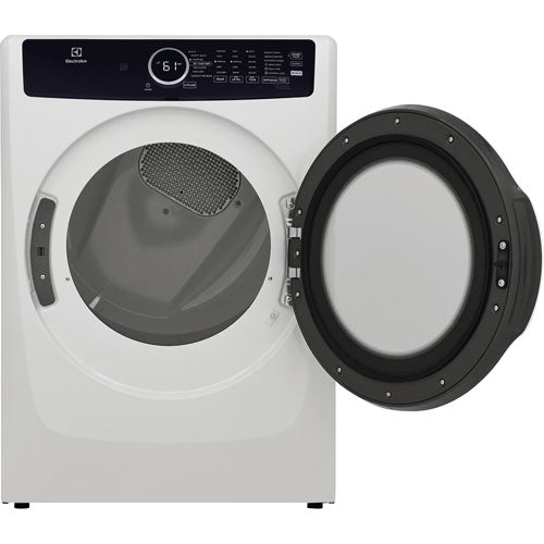 Electrolux - 8 cu. Ft Electric Dryer in White - ELFE743CAW