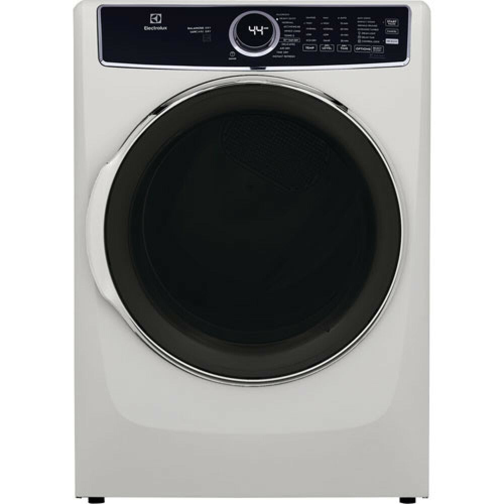 Electrolux - 8 cu. Ft Electric Dryer in White - ELFE763CAW