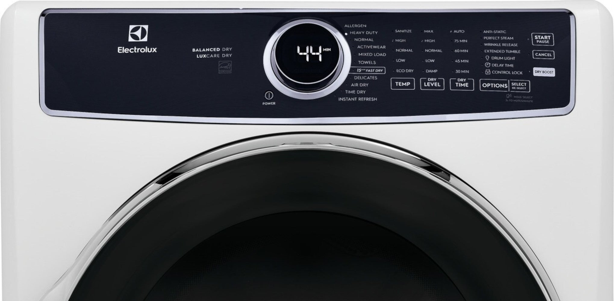 Electrolux - 8 cu. Ft Electric Dryer in White - ELFE763CAW