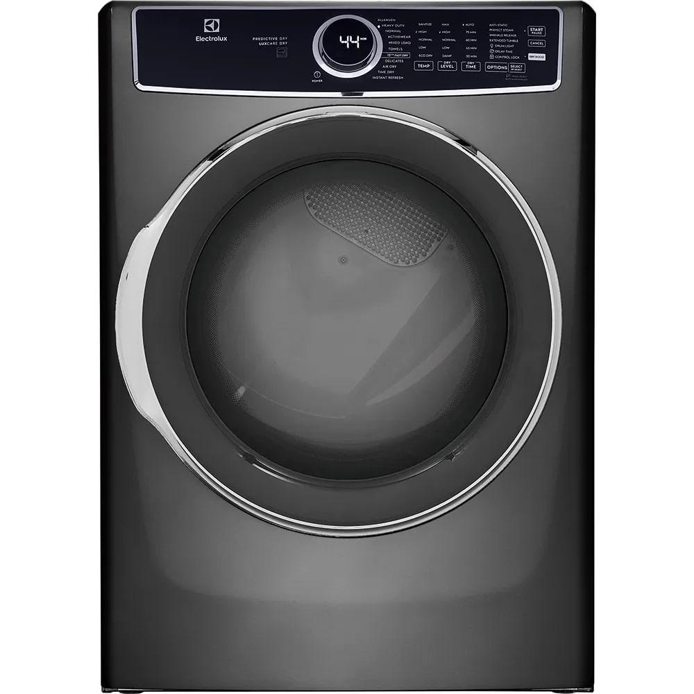 Electrolux - 8 cu. Ft Electric Dryer in Titanium - ELFE763CBT