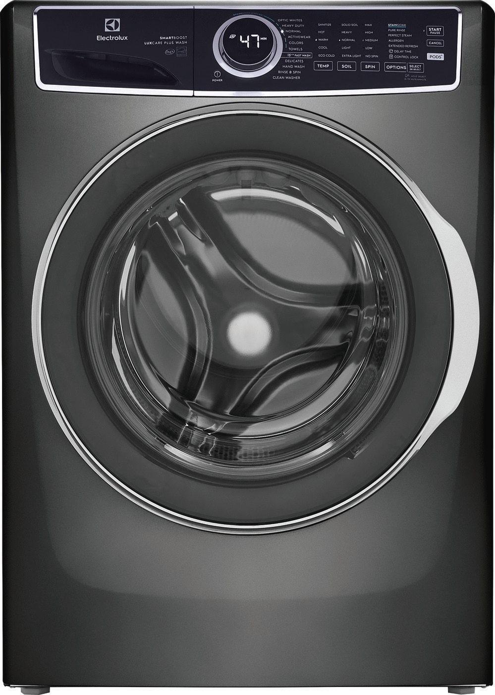 Electrolux - 5.2 cu. Ft Front Load Washer in Titanium - ELFW7637BT