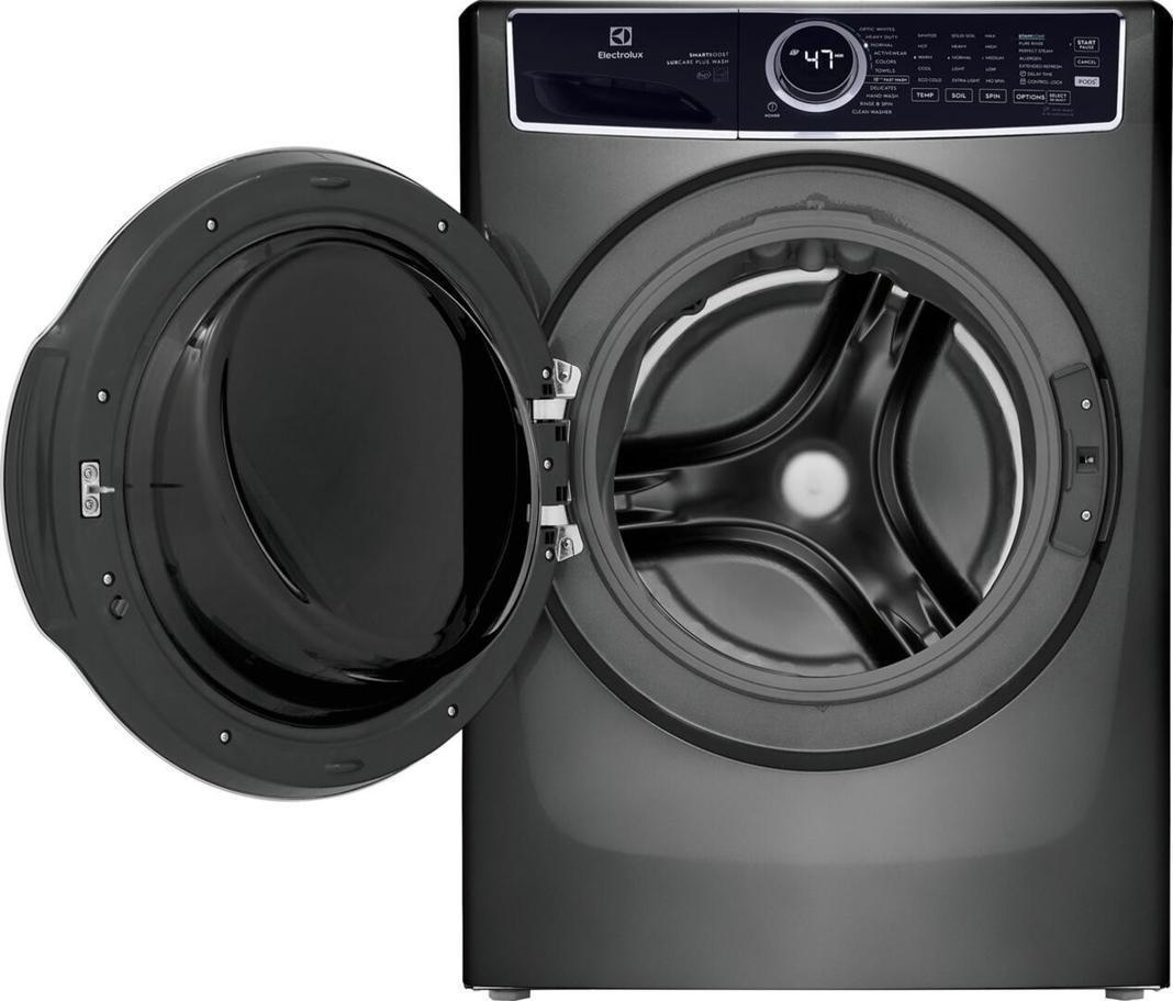 Electrolux - 5.2 cu. Ft Front Load Washer in Titanium - ELFW7637BT