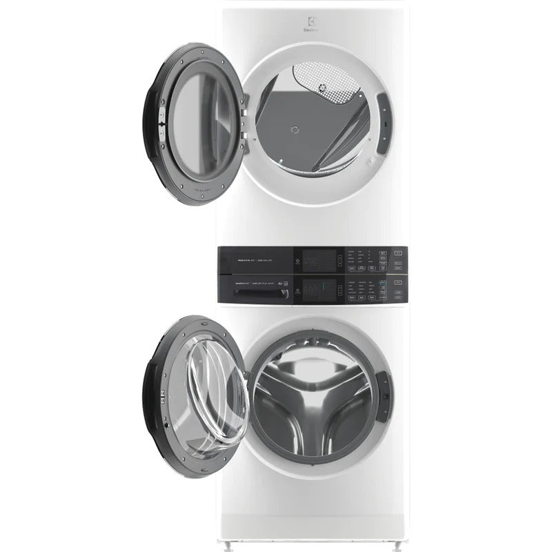 Electrolux - 5.2 cu. Ft Front Load Washer And 8 cu. Ft Dryer Laundry Tower in White - ELTE760CAW