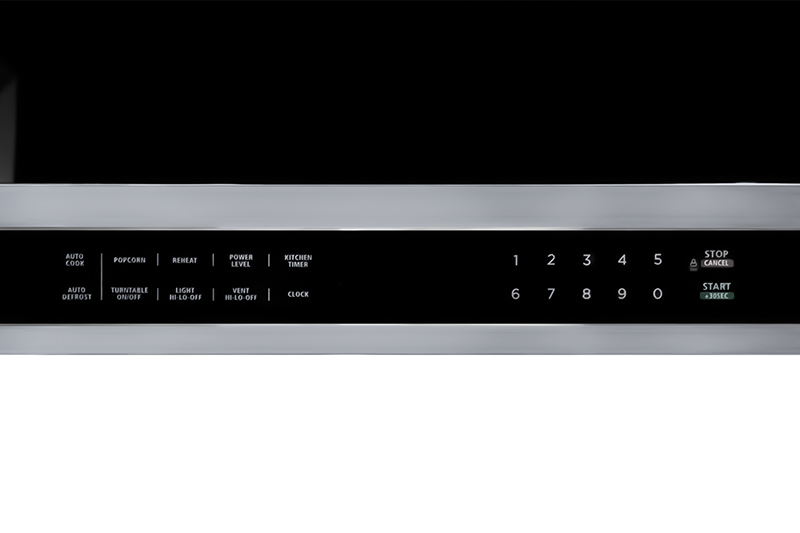 Porter & Charles - 1.3 cu. Ft Over the range Microwave in Stainless - EM038K6BD-S