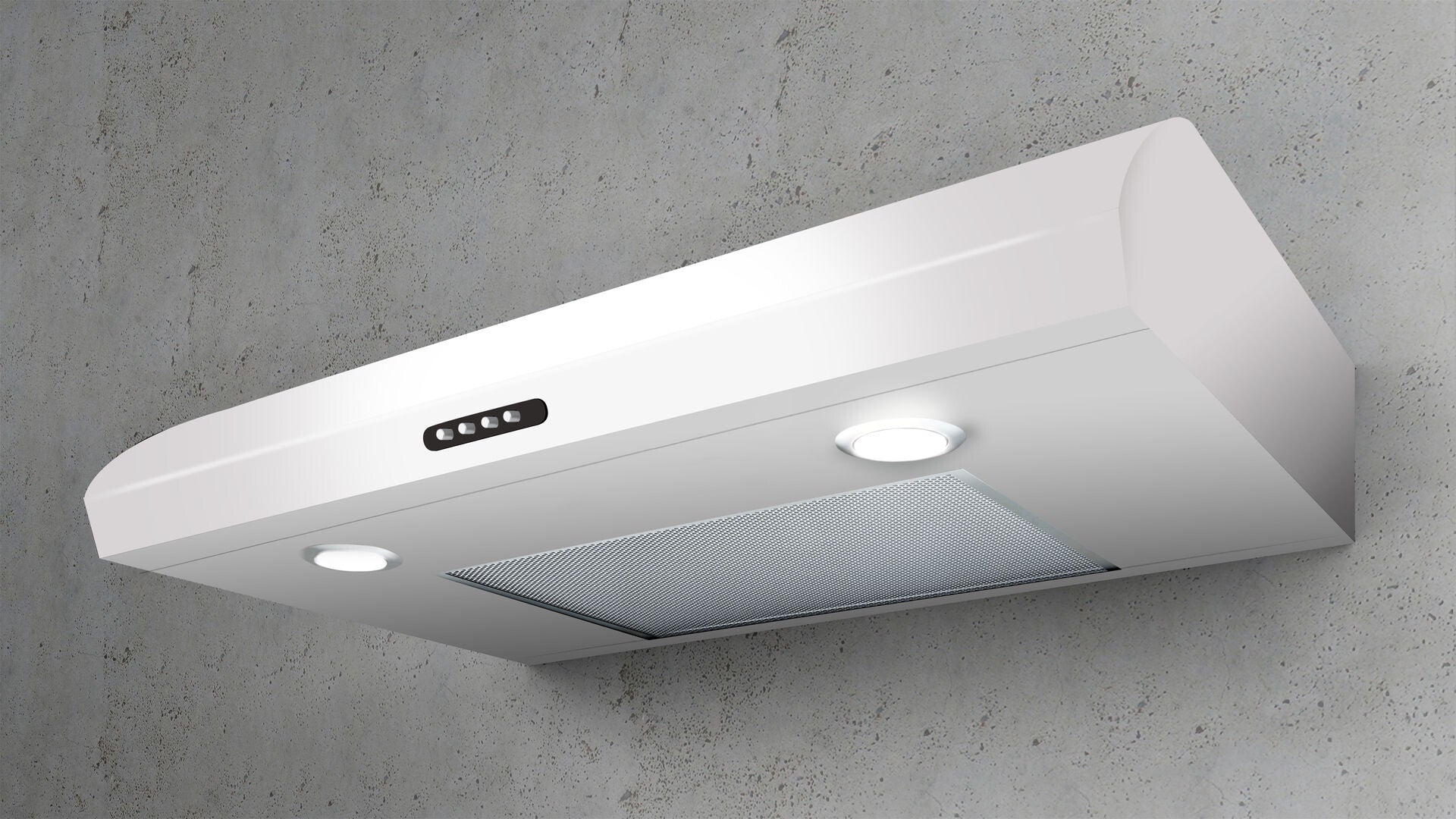 Elica - 30 Inch 280 CFM Under Cabinet Range Vent in White - ENM230W1
