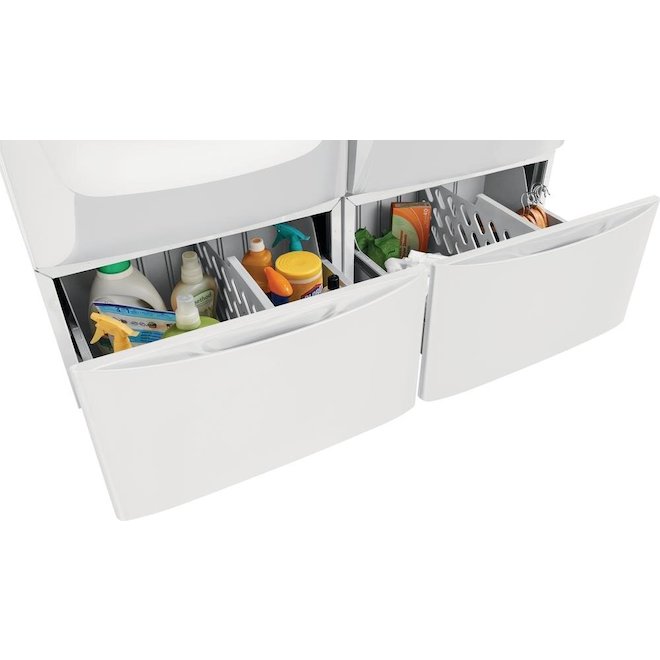 Electrolux - 3 cu. Ft Luxury-Glide Pedestal Washer Accessories in White - EPWD257UIW