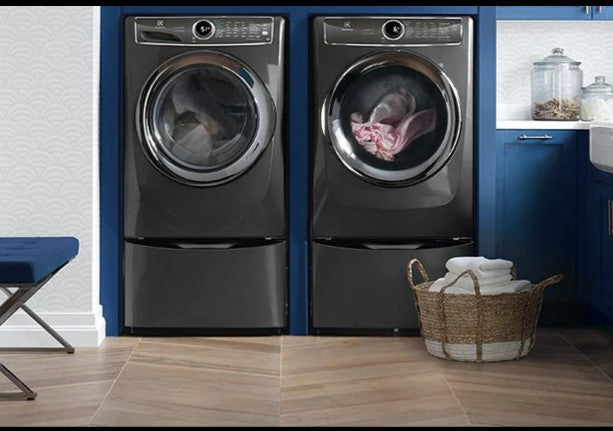 Electrolux - 3 cu. Ft Luxury-Glide Pedestal Washer Accessories in Titanium - EPWD257UTT