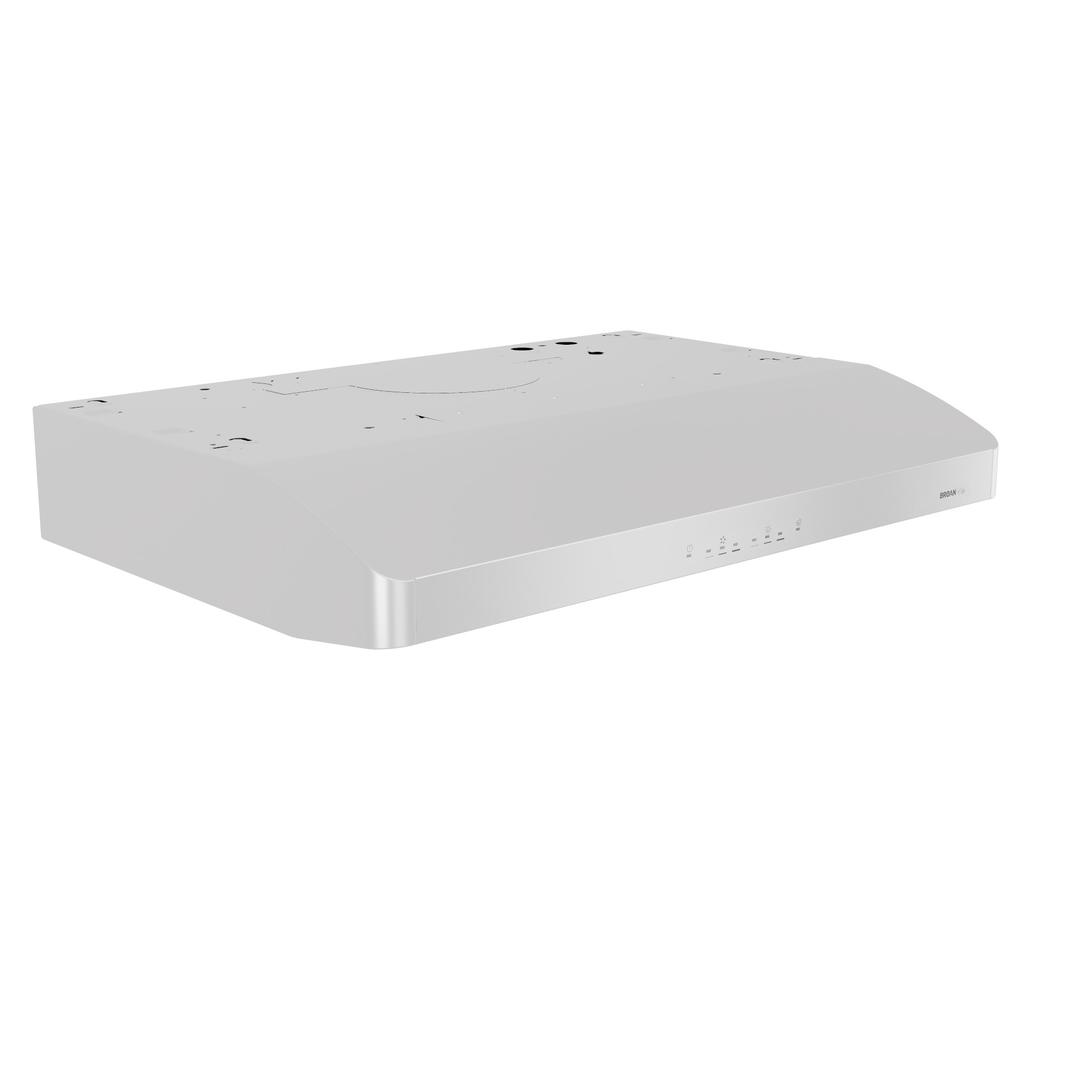 Broan - 35.875 Inch 650 CFM Under Cabinet Range Vent in White - ERLE136WH