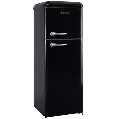 Epic - 21.5 Inch 7.5 cu. ft Top Mount Refrigerator in Black - ERR82BL-1
