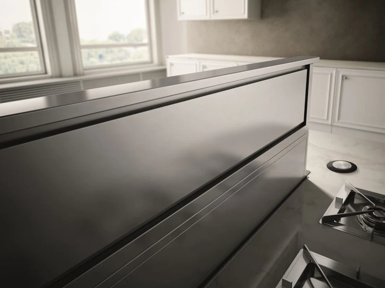 Elica - 36 Inch 600 CFM Downdraft Vent in Stainless - ERS636S1