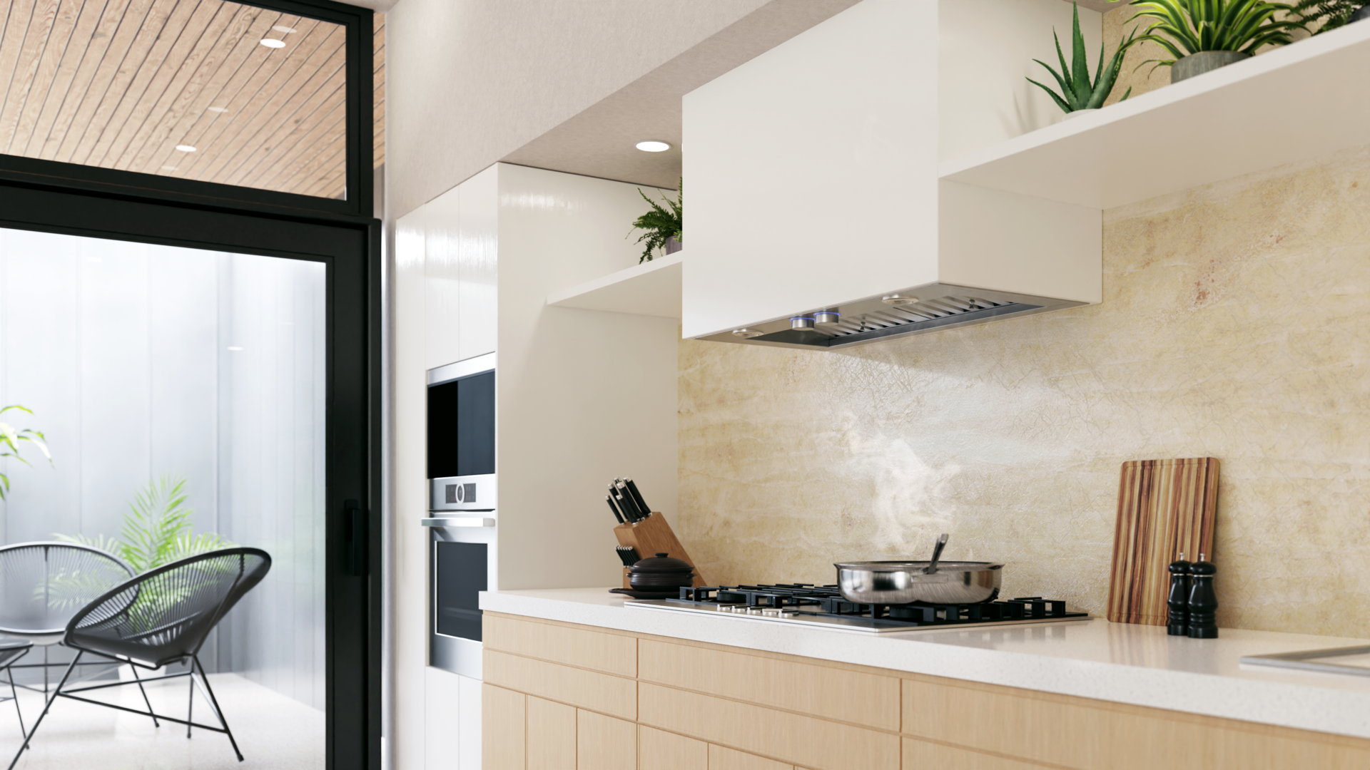 Elica - 28 Inch 1200 CFM Insert Vent in Stainless - ESC128SS